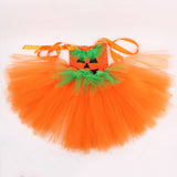 Orange Pumpkin Costume for Girls Halloween Tutu Dress Ghost Pumpkin Witch Cosplay Dresses for Kids Fancy Carnival Party Clothes - www.sixcolors.us