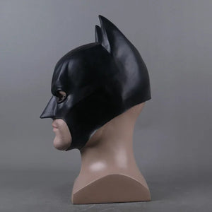 Batman Bruce Wayne Mask Cosplay Costume Superhero Movie Halloween Party Masks Party Short Black Latex Mask For Girlfriend Gift - www.sixcolors.us