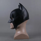 Batman Bruce Wayne Mask Cosplay Costume Superhero Movie Halloween Party Masks Party Short Black Latex Mask For Girlfriend Gift - www.sixcolors.us