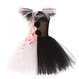 Halloween Girl Cosplay Costume Evil Joker Tutu Girl Carnival Performance Outfits Thriller Dress Up Children Halloween Clothes - www.sixcolors.us