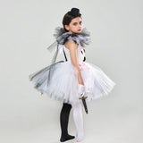 Halloween Girl Cosplay Costume Evil Joker Tutu Girl Carnival Performance Outfits Thriller Dress Up Children Halloween Clothes - www.sixcolors.us