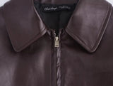 TRAFZA-Women Stylish PU Leather Skirt Jacket Set Zipper Jacket Mini Skirt 2 Pieces Set New 2024 Autumn Winter Female Leather Set