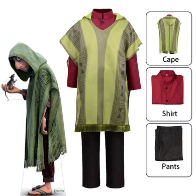 2024 Encanto Costume Father Mother and Kids Halloween Children Cosplay Bruno Camilo Cosplay Charm Clothing Set - www.sixcolors.us
