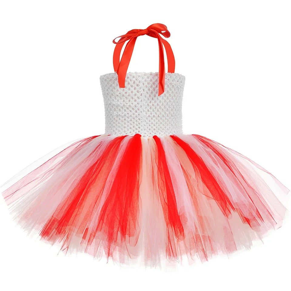Toy Forky Inspired Tutu Dress for Girls Birthday Party Princess Dress Girls Halloween Cosplay Costume for Kids Fancy Dress Up - www.sixcolors.us
