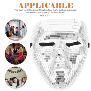 Disco Mask Masquerade Prop Decorative Carnival Women Party Halloween Costumes for Boys - www.sixcolors.us