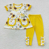 Latest Update Wholesale Kids Christmas Boutique Sets Toddler Bell Bottom Clothes Santa Baby Red Outfits