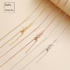 18K 925 Sterling Silver Women's Gold Pearl Lanyard Necklace