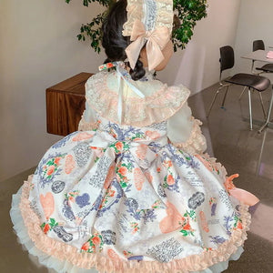 Vestidos Toddler Baby Girl Infant Princess Layer Lace Tutu Dress Wedding Kids Party Dress Children Birthday Prom Lolita Clothes