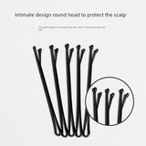 Black Headdress Hairpin Wave Fixed Clip