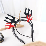 Headband Cute Costume Accessory Non-slip Cloth Bat Devil Wing Spider Women Hair Hoop Halloween Headband Halloween Hairbands - www.sixcolors.us