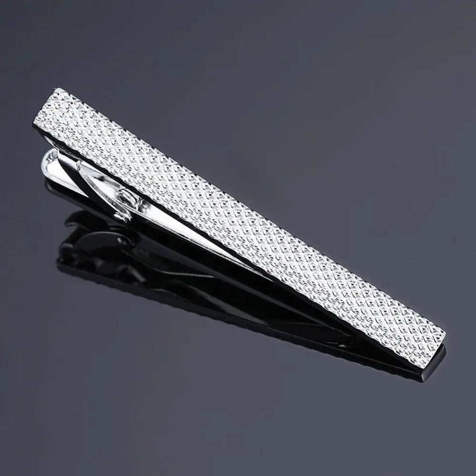 Wear-resistant  Delicate Reusable Smooth Surface Tie Clamp Accessory Tie Clip Stable   for Husband