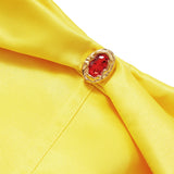 2-10T Belle Princess Dress Baby Beauty and Beast Halloween Disguise Summer Dinner Cosplay Sleeveless Long Gown Vestidos Costume - www.sixcolors.us