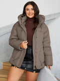 Cinemore New Fashion Parkas Women's Plus Size  Short Casual Hooded Pocket Women Down Jacket Female OutwearNP-88613